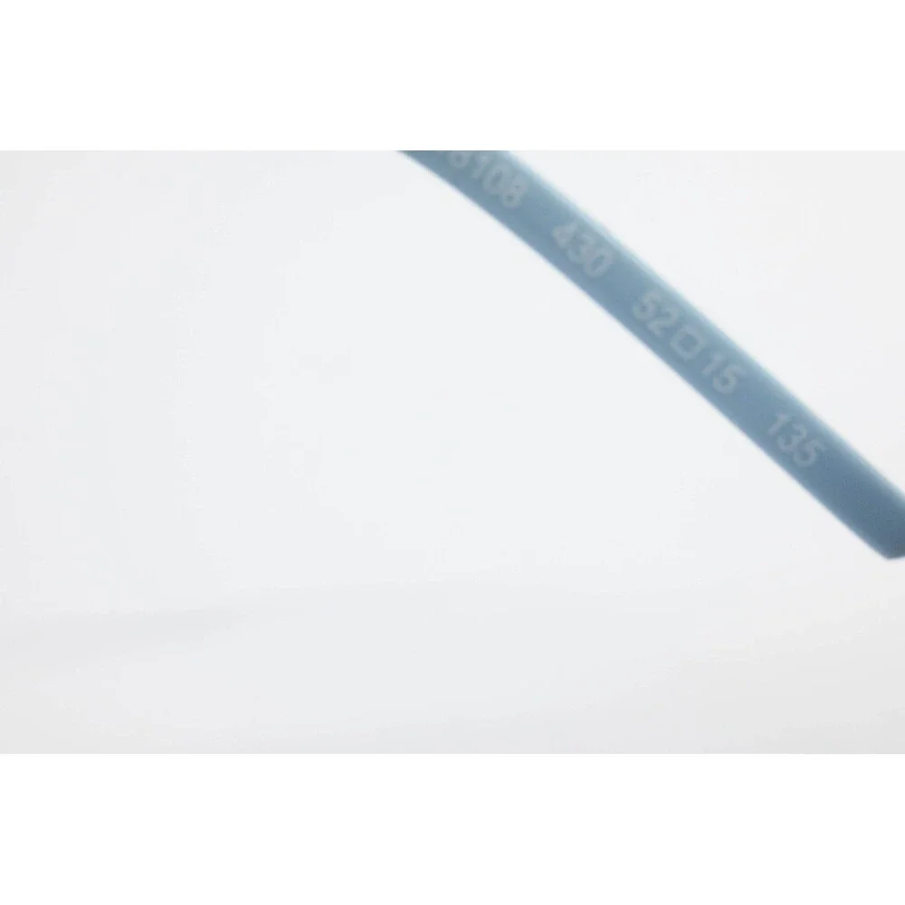 Calvin Klein CK18108 430 Cat Eye Eyeglasses Silver Navy Blue 52-15-135 Frame